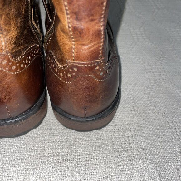 Aston Grey Men’s Ankle Boots Size 9 M Brown Leather Going Out Party City - Picture 12 of 12